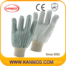 Industrial Hand Safety Full Cow Split Leather Work Gloves (110202)